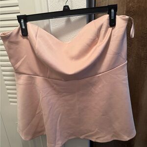 Torrid Blush Strapless Top